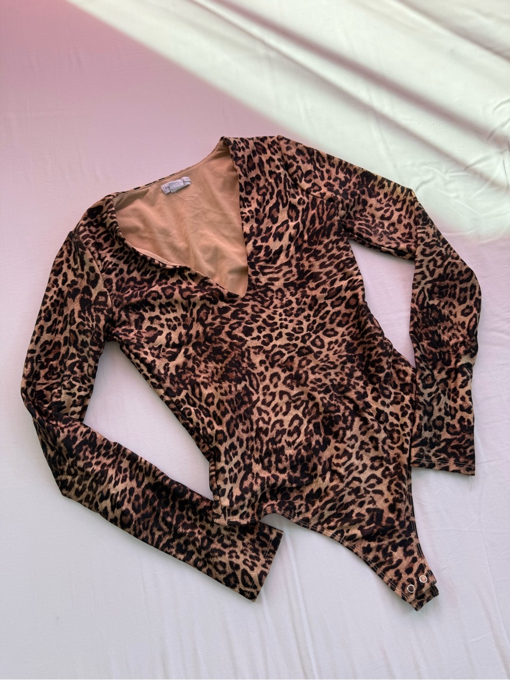 Thick, animal print long sleeve
